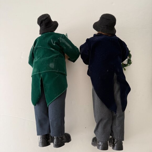 Vintage Christmas Holiday Caroler 18" Figurines Set Of 7 - Picture 4 of 12